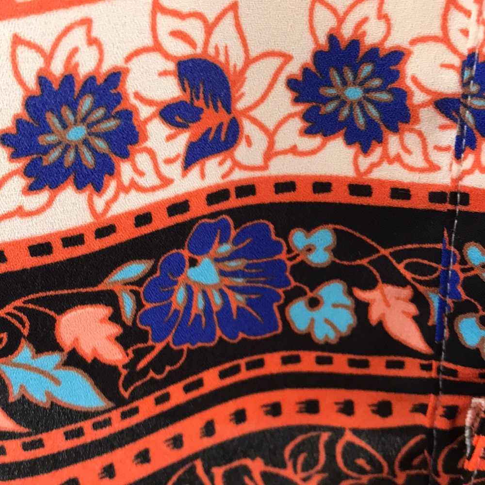 Multicolored Button Down Top. - image 8